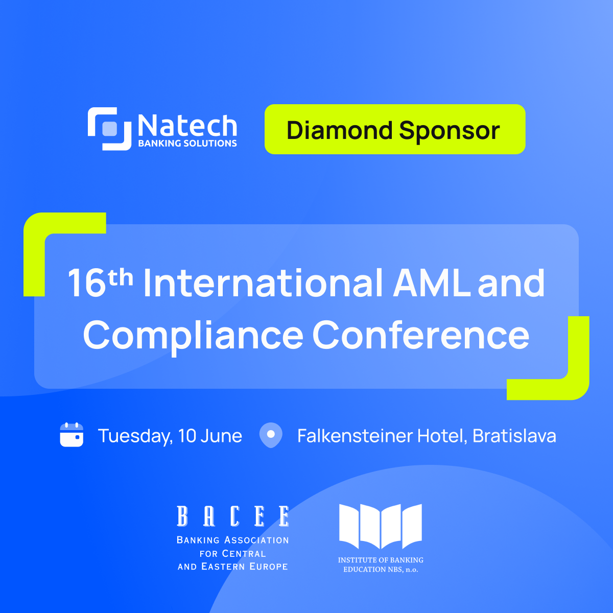 Natech events: Natech Is a Diamond Sponsor of the 16th International Aml & Compliance Conference