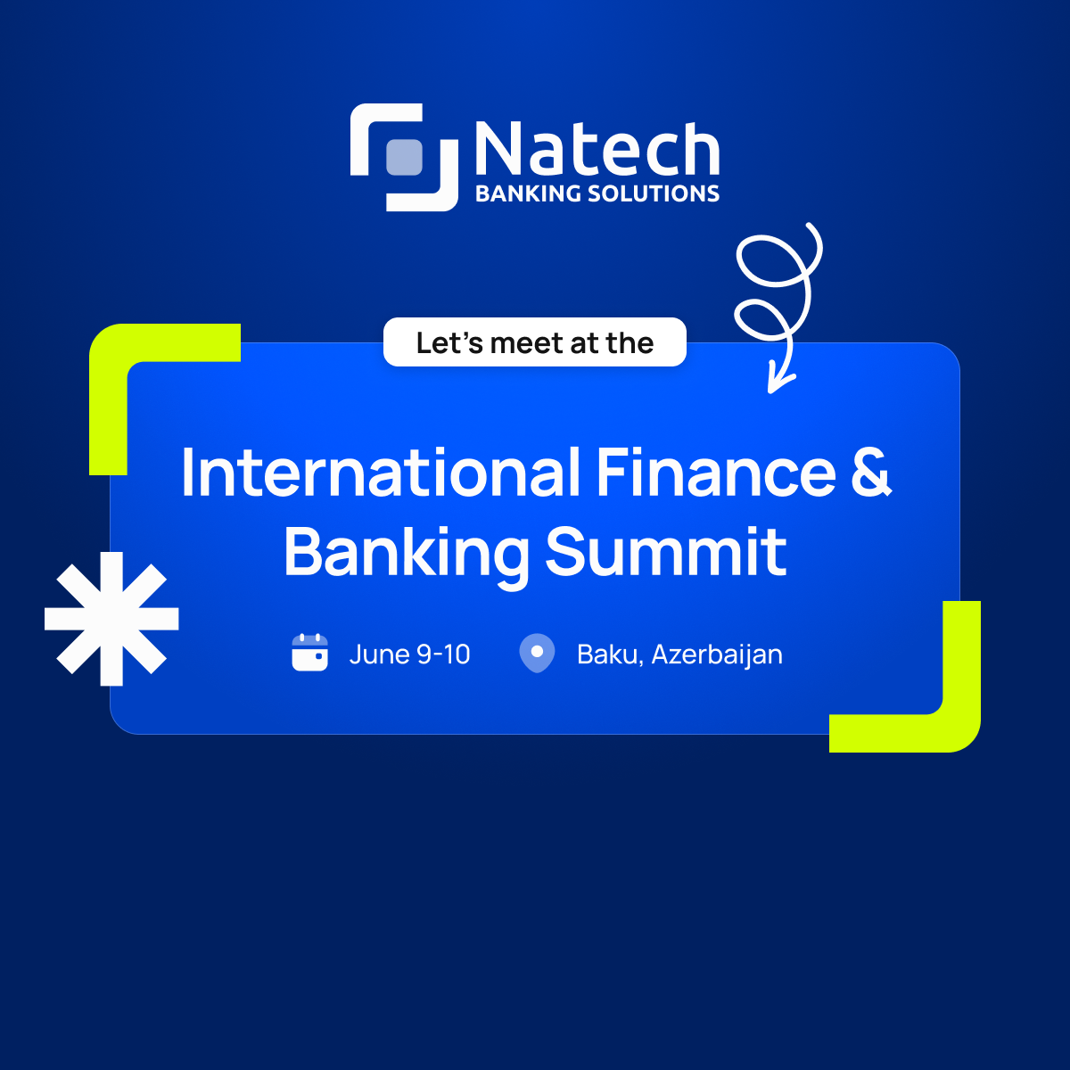 Natech at International Finance & Banking Summit 2026 - Baku - Natech
